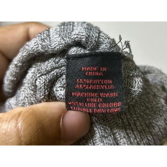 Yoki Gray Turtleneck Sweater Pullover Women L - Picture 12 of 13